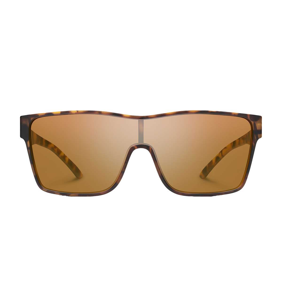 Suncloud Biff Sunglasses Polarized in Matte Tortoise with Brown